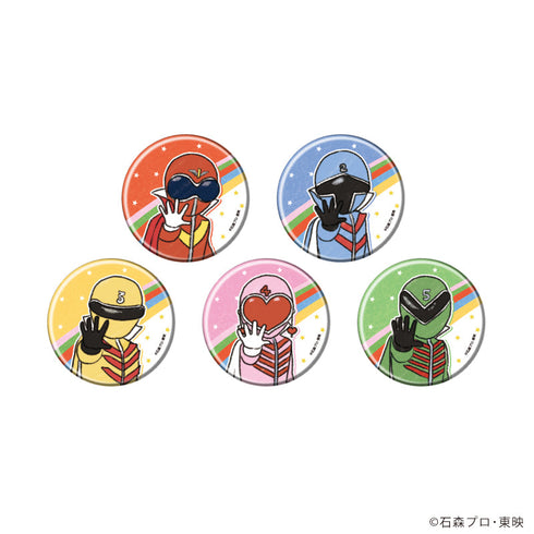 『秘密戦隊ゴレンジャー』缶バッジ01/BOX(全5種)(グラフアートイラスト)